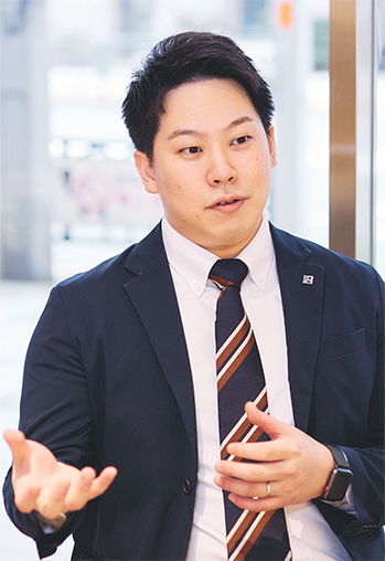 野原産業株式会社 宮久保 海さんのインタビュー写真2